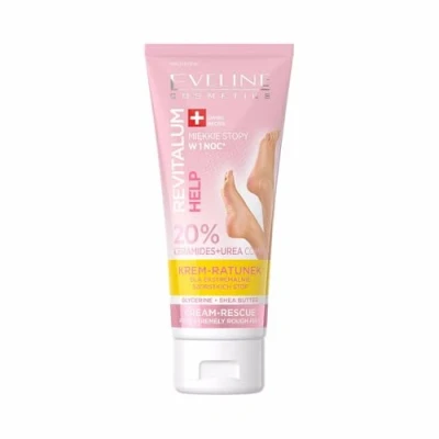 Abbildung von Eveline Cosmetics Revitalum Intensiv Fußcreme 20% Ceramid &amp; Urea Komplex für Tiefenhydration und Hautregeneration