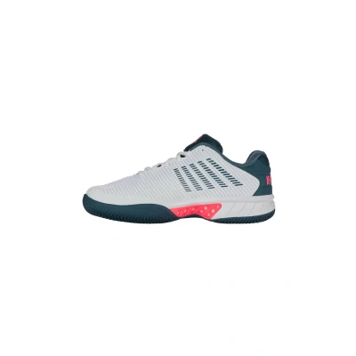 Abbildung von K SWISS Hyper Express Tennisschuh für Sandplätze, Herren, Größe: 42, White stargazer neon blaze Textil