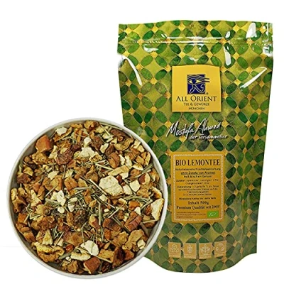 Abbildung von All Orient BIO Lemontee 500g Früchtetee lose Naturbelassen Ohne Zusatz von Aromen Zitronentee mit Zitronengeschmack