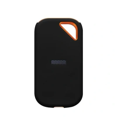 Abbildung von kwmobile Hülle kompatibel mit Sandisk E81 SSD (not for E61) Festplatte Silikon Schutzhülle für Portable in Schwarz