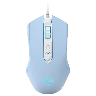 Abbildung von LexonElec Kabelgebundene RGB Gaming Maus, 7 Tasten mit 2500 DPI, ergonomische LED beleuchtete USB Gamer Mäuse Computer Laptop PC, für Windows Mac OS Linux