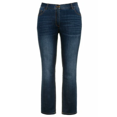 Abbildung von Ulla Popken Jeans Slim Fit, Damen, Größe: 62, Blue denim