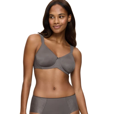 Abbildung von Triumph Essential Minimizer Bügel BH, Damen, Größe: 80F, Pigeon grey