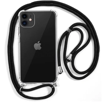 Abbildung von Cool Schutzhülle für iPhone 11, schwarzes Band