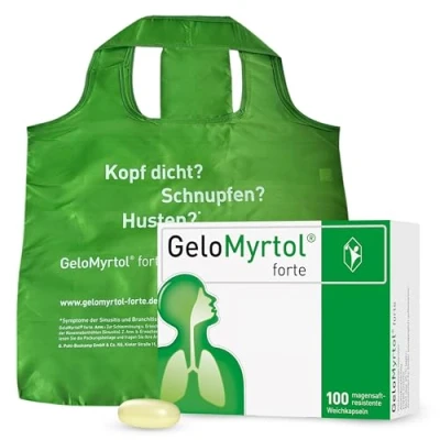 Abbildung von GeloMyrtol® forte OP 100 + Einkaufstasche