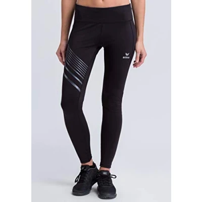 Abbildung von Erima Running Tights, Damen, Größe: 34, Schwarz