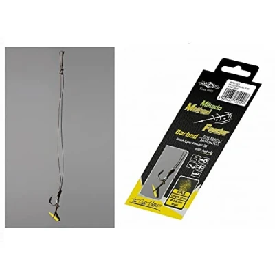 Abbildung von 8 x MIKADO Method Feeder Haken Rig `s mit Quick Stop und geflochtener Schnur in den Größen 4 bis 16 erhältlich (4 /Ø 0,16mm /12,5kg)