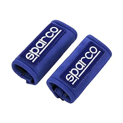 Abbildung von Sparco Satz Lenkrad /Handbremspolster &#039;Small&#039; Blau Unique, Azurblau