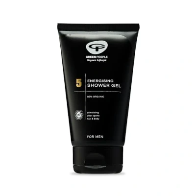 Abbildung von Green People for Men No. 5 Belebendes Duschgel 150 ml Natürlicher Body Wash für den Mann Erfrischendes, kühlendes Minz Ohne SLS, Parabene und Ethylalkohol Tierversuchsfrei, vegan