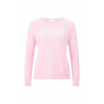 Abbildung von Rich &amp; Royal MIT COZY CREW NECK Strickpullover, Damen, Größe: Large, Rose