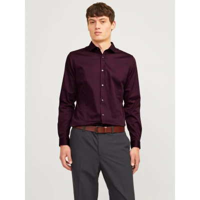 Abbildung von Jack &amp; Jones Premium Parma Businesshemd, Herren, Größe: XS, Winetasting