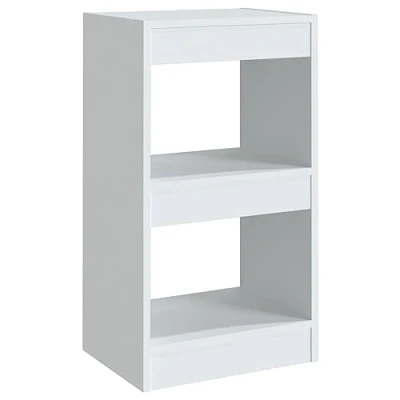 Abbildung von vidaXL Bücherregal Raumteiler Standregal Aktenregal Wandregal Regal Raumtrenner Aufbewahrung Büroregal Mehrzweckregal Weiß 40x30x72cm