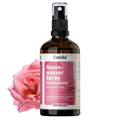 Abbildung von Rosenwasser Spray Rosenhydrolat Bio 100 ml