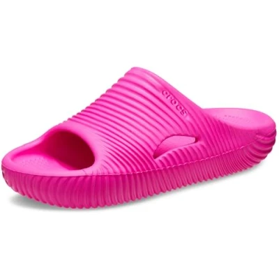Abbildung von Crocs Mellow Recovery Slides, für Unisex Erwachsene, Rosa Crush/Wellenstruktur, 3940