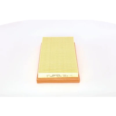 Abbildung von BOSCH 1 987 429 403 Luftfilter 42 155 300 Filtereinsatz VOLKSWAGEN: Golf 5 Schrägheck, Touran I, Plus / Crossgolf