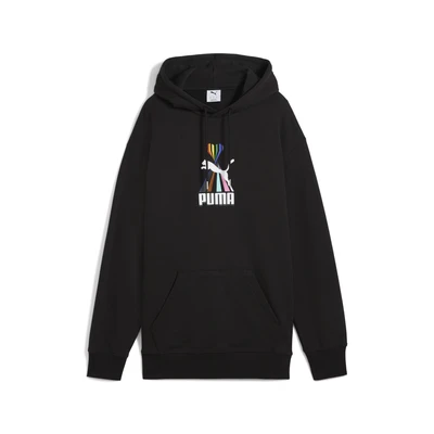 Abbildung von Puma Equal LOVE Confederation Graphic Kapuzenpullover, Größe: XXL, Black
