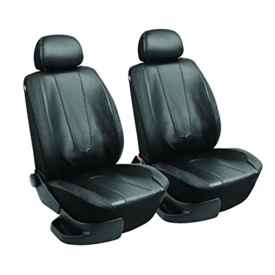 Abbildung von Simoni Racing CSR/M Sitzschonbezug schwarz Eco Leder vorne