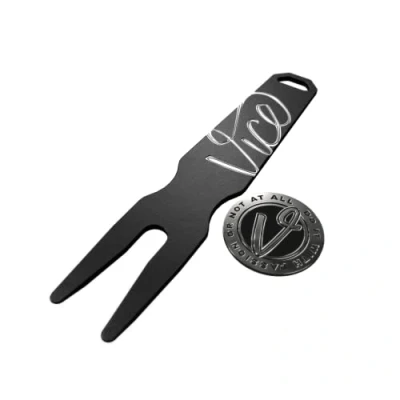 Abbildung von Vice Golf Gator Pitchgabel + Ballmarker Set Gunmetal