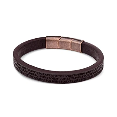 Abbildung von Fynch Hatton Armband, Herren, Größe: One Size, Braun