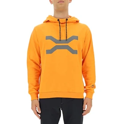 Abbildung von JEEP O102624 J873 XP Man Hooded Sweatshirt Large Front Print JX22A Light Grey Mel/Castl XXL