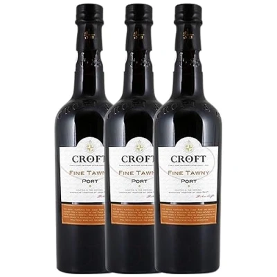 Abbildung von Croft Port Fine Tawny Porto 75 cl (Schachtel mit 3 Flaschen von cl)