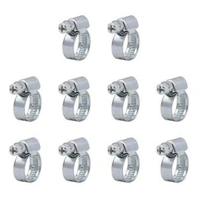 Abbildung von VARIOSAN Schlauchschellen Set 11060, 10 Stück, Spannbereich 8 16 mm, Bandbreite 9 W1