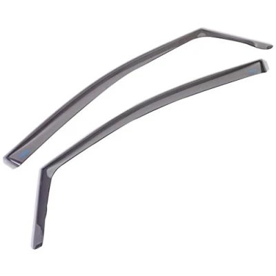 Abbildung von ClimAir Car Comfort Windabweiser kompatibel mit Volkswagen Touran II 2015 , Rauchgrau