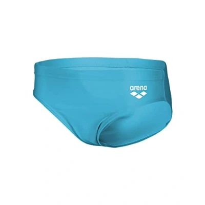 Abbildung von Arena Dynamo Junior R Jungen Pool und Strand Badeslip, schnell trocknende Schwimmhose, chlor salzresistentes MaxFit Eco Gewebe, UV 50+ Schutz, Kinder Badehose mit gefütterter Vorderseite