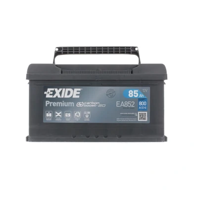 Abbildung von EXIDE PREMIUM EA852 Batterie 12V 85Ah 800A B13 FORD: Transit Mk6 Pritsche/Fahrgestell, S Max Mk1, Focus C Max, BMW: 3 Touring, 5 Limousine