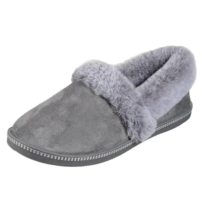 Abbildung von Skechers COZY Campfire Hausschuh, Damen, Größe: 38, Charcoal Schuhe