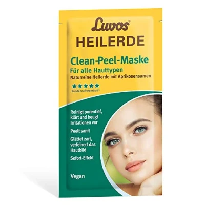 Abbildung von Luvos Heilerde Clean Peel Maske, Aprikosensamen, 2 x 7,5 ml