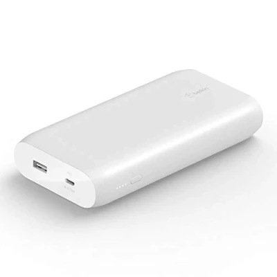 Abbildung von Belkin Boost Charge USB C Schnellladegerät Powerbank Power Delivery 20.000mAh Weiß
