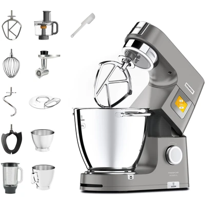 Abbildung von KENWOOD Küchenmaschine &quot;Titanium Chef Patissier XL KWL90.594SI&quot;, Wärmefunktion, zusätzliche 5 l Schüssel, inkl. umfangreiches Zubehör