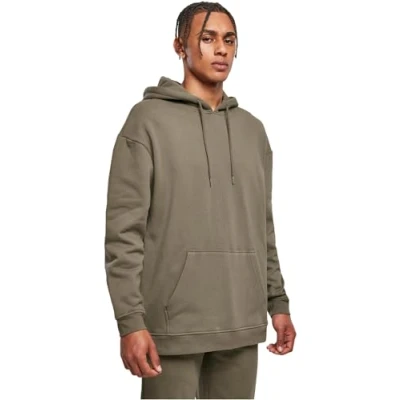 Abbildung von Build Your Brand Herren BB006 Basic Oversize Hoody Kapuzenpullover, Olive, 5XL
