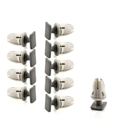 Abbildung von LST 10x BEFESTIGUNGS CLIPS DRUCKKNOPF W202 EINSTIEGSLEISTEN KLAMMER