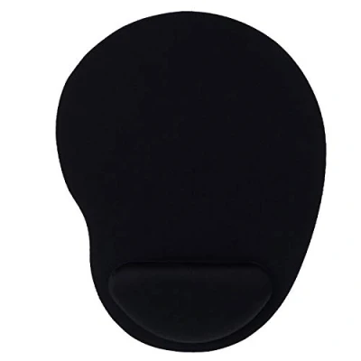 Abbildung von Yjcnelcr Ergonomisches Pad mit Handgelenkstütze, Gaming Matte Gel Handgelenkauflage, einfaches Tippen und für Zuhause, Büro, Mauspad, Schreibtischunterlage, groß