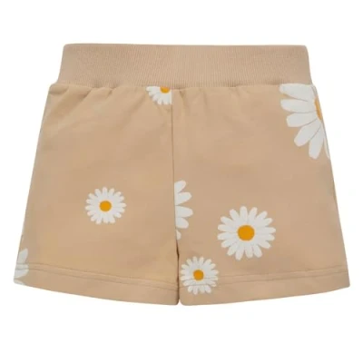 Abbildung von Pinokio kurtze Hose Daisy, 95% Cotton 5% Elastane, bejge, Blumenmuster, Mädchen, Gr 62 122(86)