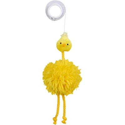 Abbildung von TRIXIE Tierkuscheltier Huhn am Gummiband, Plüsch
