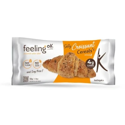 Abbildung von Kohlenhydratarmes Croissant mit Müsli, 50 g, Feeling Ok