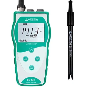 Abbildung von Apera Instruments EC850 tragbares Leitfähigkeitsmessgerät