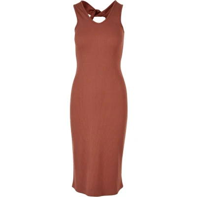 Abbildung von Urban Classics MIDI Sleeveless Jerseykleid, Damen, Größe: 4XL, Terracotta