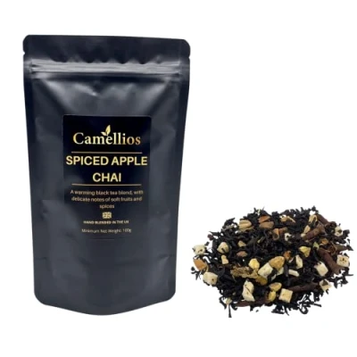 Abbildung von Gewürzapfel Chai, Schwarzer loser Blatt Tee, Camellios (100g)