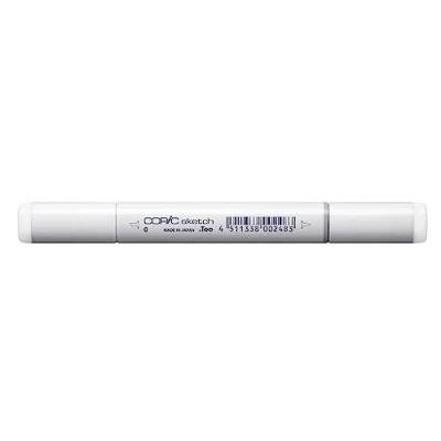 Abbildung von COPIC Sketch Marker Typ 0, Blender, professioneller Pinselmarker, mit einer Super Brush Spitze und Medium Broad