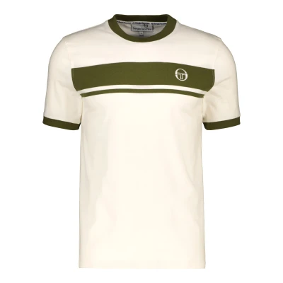 Abbildung von Sergio Tacchini Tshirt print, Herren, Größe: Large, Gardenia sphagnum