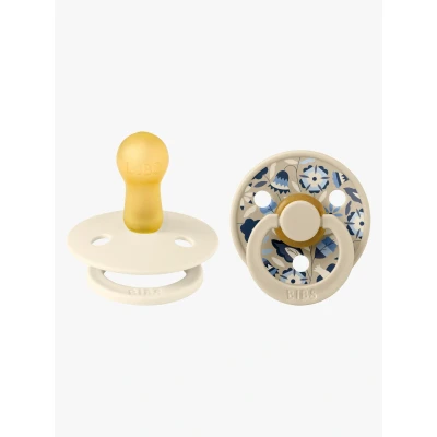 Abbildung von BIBS x Liberty Colour Bobo Schnuller 2er Pack Latex Größe 2, Ivory Mix