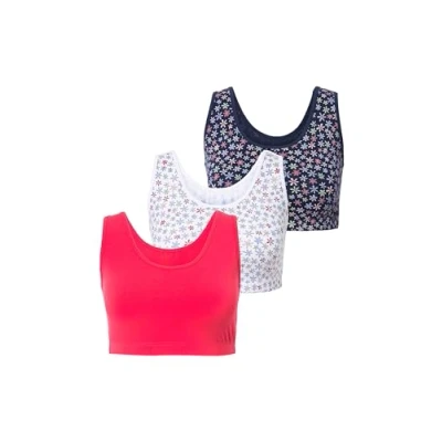 Abbildung von Ulla Popken Bustier Bustiers 3er Pack ohne Bügel Rundhals