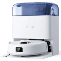 Abbildung von ECOVACS DEEBOT MINI Saugroboter mit Wischfunktion, 9.000 Pa Saugkraft, ZeroTangle 2.0, TrueMapping 45 ℃ Heißlufttrocknung, intelligente Tiefenreinigung, Selbstreinigung per Knopfdruck, Blau