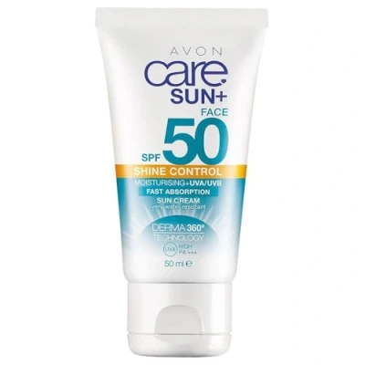 Abbildung von Avon Care Sun+ LSF50 Shine Control Sonnencreme für das Gesicht, 50 ml