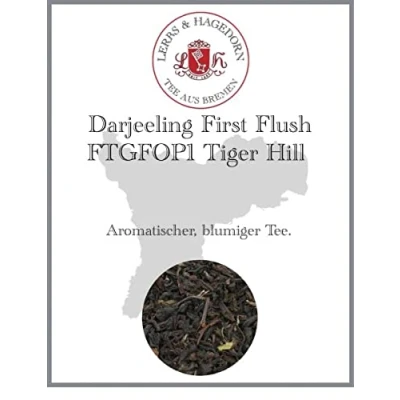Abbildung von Lerbs &amp; Hagedorn, Darjeeling First Flush FTGFOP1 Tiger Hill Blumig 250g (ca. 20 Liter)