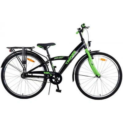 Abbildung von Thombike Kinderfahrrad Jungen 26 Zoll Schwarz Grün 3 Gänge